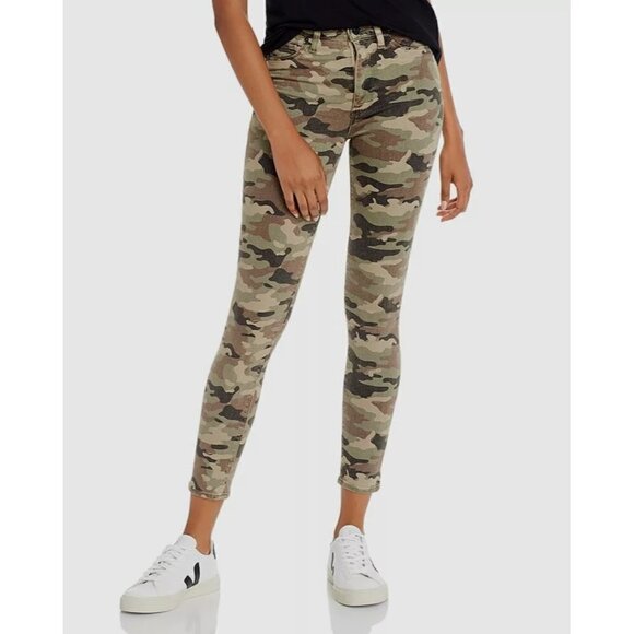 New Hudson sz 27 Green Jeans Camo Barbara Skinny F - Picture 1 of 3
